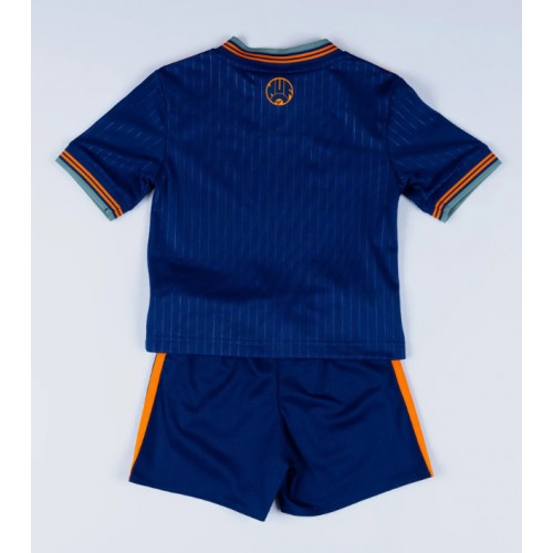 Newcastle United Tredje trøje Børn 2025-26 Kort ærmer (+ korte bukser)